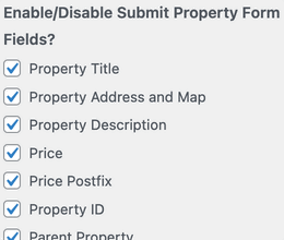 Disable Map on Submit Property Page